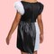 Kids Cruella Costume Disney Villain Dress with Fur Trim and Collar